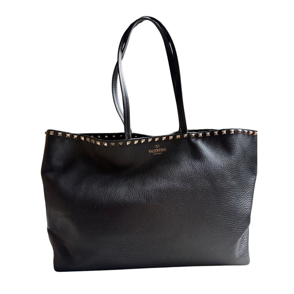 Valentino Garavani Rockstud Tote Bag Black Shoulder Bag